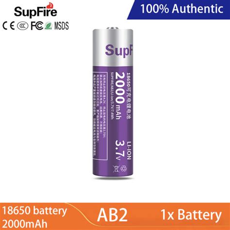 SUPERFIRE Flashlight AB2 Strong Light Flashlight 18650 Li.